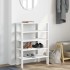 Mueble zapatero madera contrachapada blanco 61x32x87,5