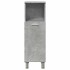 Armario de baño madera contrachapada gris 30x30x95