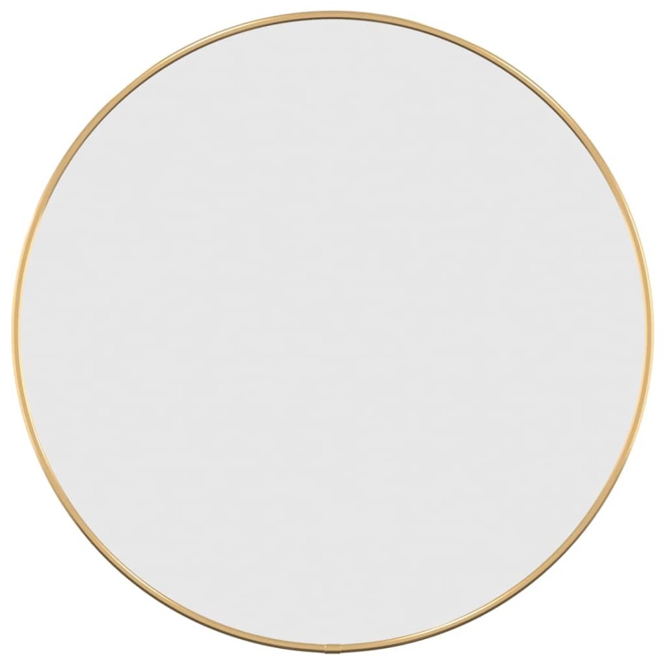 Espejo de pared redondo dorado Ø 50