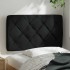 Cabecero de cama acolchado tela negro 90