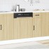 Panel para lavavajillas Lucca madera contrachapada roble