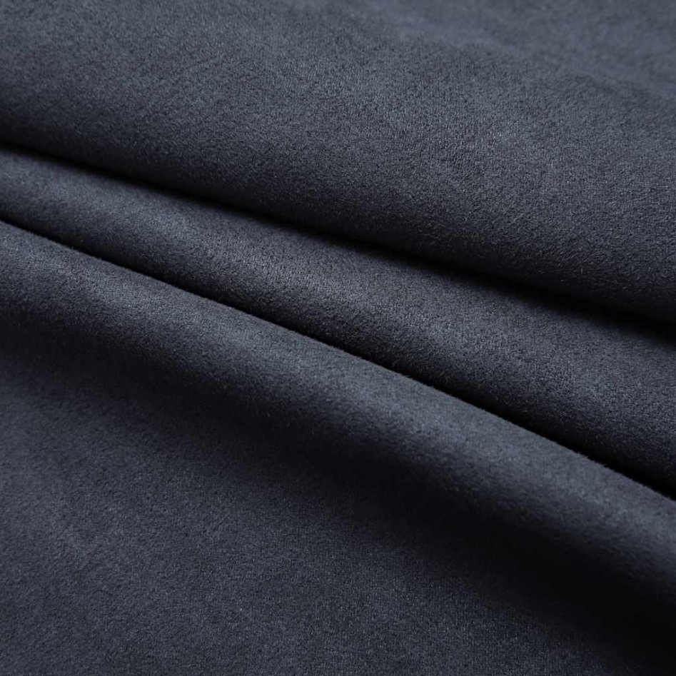 Cortinas opacas con aros de metal 2 piezas antracita 140x245