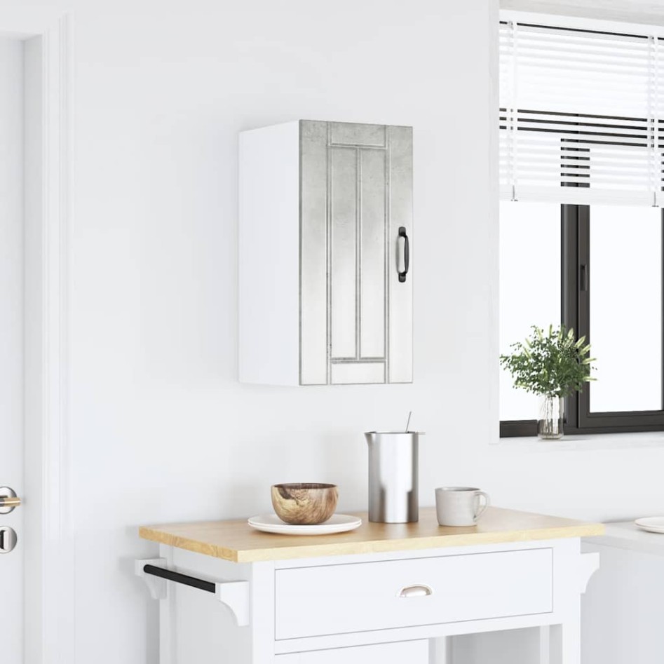 Armario de pared cocina Lucca madera contrachapada gris