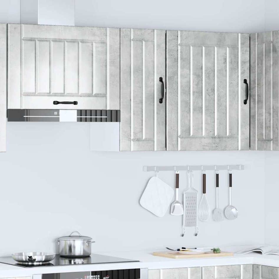 Armario de pared cocina Lucca madera contrachapada gris