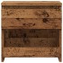 Mesita de noche madera contrachapada madera antigua 40x30x39