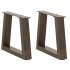 Patas para mesa de comedor en forma de V 2 uds acero
