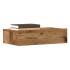 Mesilla de noche de madera antigua 60x35cm madera de