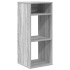 Estantería madera de ingeniería color gris sonoma 34x31x80