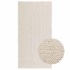 Alfombra ZIZUR apariencia yute interior exterior crema