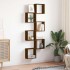 Estantes cubo de pared 6 unidades roble marrón 30x15x30