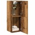 Armario pared baño madera ingeniería envejecida 30x30x80