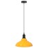 Lámpara colgante regulable altura E27 amarillo brillante Ø