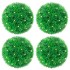 Bolas de boj artificial con luces LED 4 unidades 12