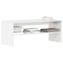 Mueble de TV madera contrachapada blanco brillante 100x40x40