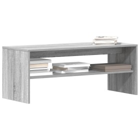 Mueble de TV madera contrachapada gris Sonoma 100x40x40