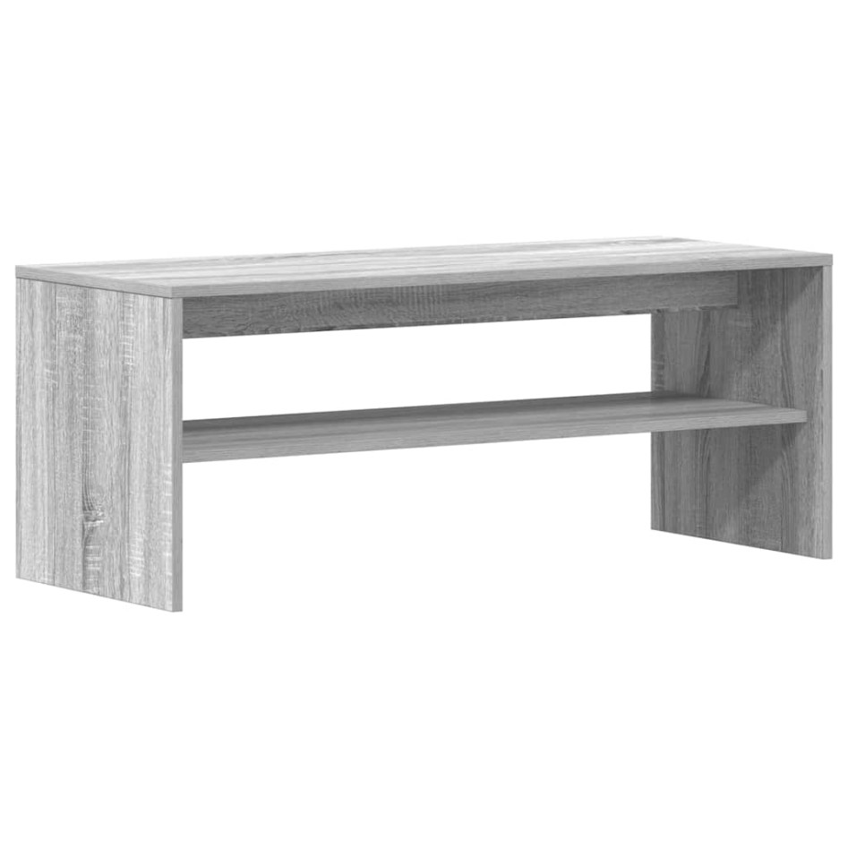 Mueble de TV madera contrachapada gris Sonoma 100x40x40