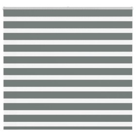 Estor cebra gris oscuro tejido ancho 150,9 cm