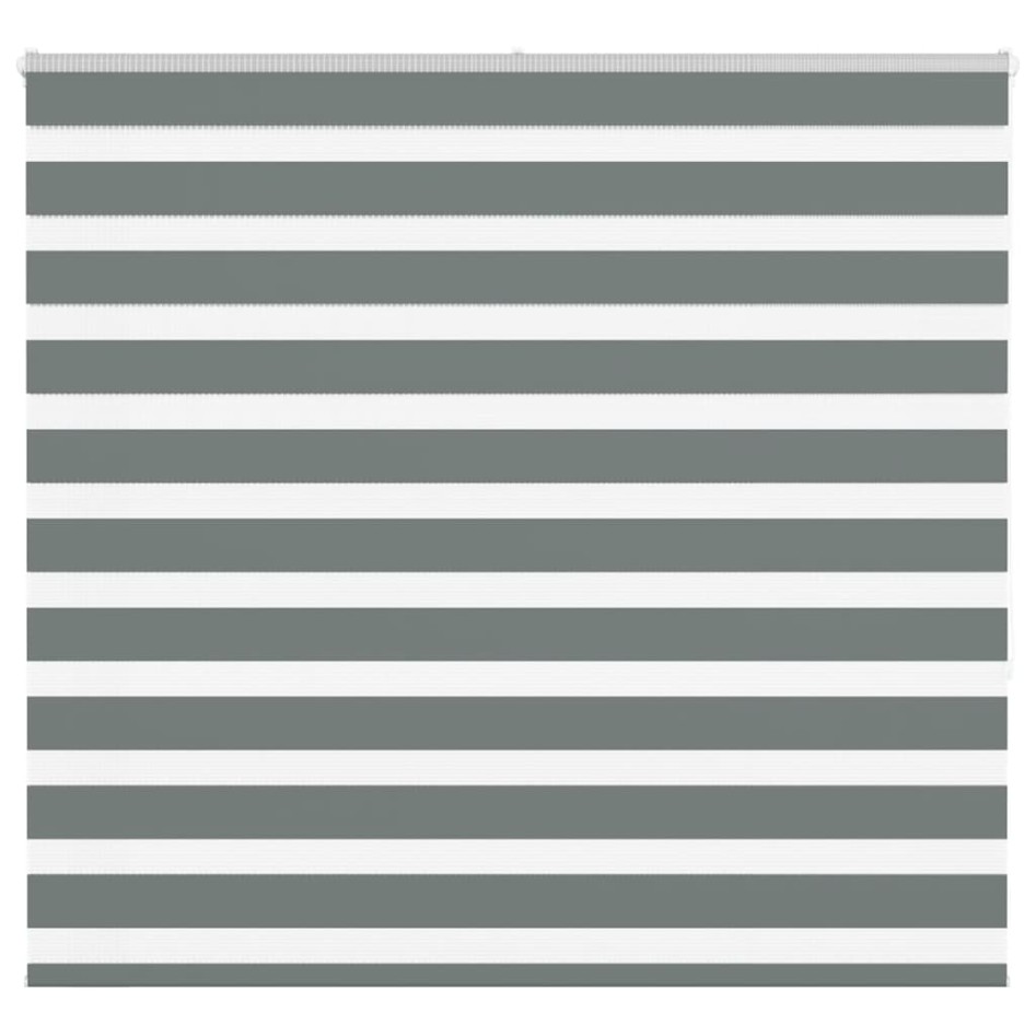 Estor cebra gris oscuro tejido ancho 150,9 cm