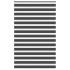Estor cebra negro 150x200 cm tejido ancho 145,9 cm