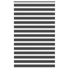 Estor cebra negro 150x200 cm tejido ancho 145,9 cm