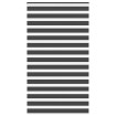 Estor cebra negro 130x200 cm tejido ancho 125,9 cm poliéster