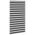 Estor cebra negro 130x200 cm tejido ancho 125,9 cm