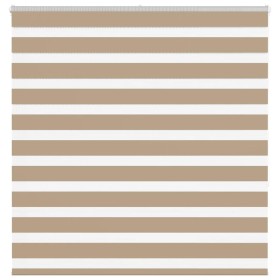 Estor cebra marrón arena tejido ancho 140,9 cm