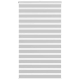 Estor cebra gris claro 125x230cm tejido ancho 120,9cm