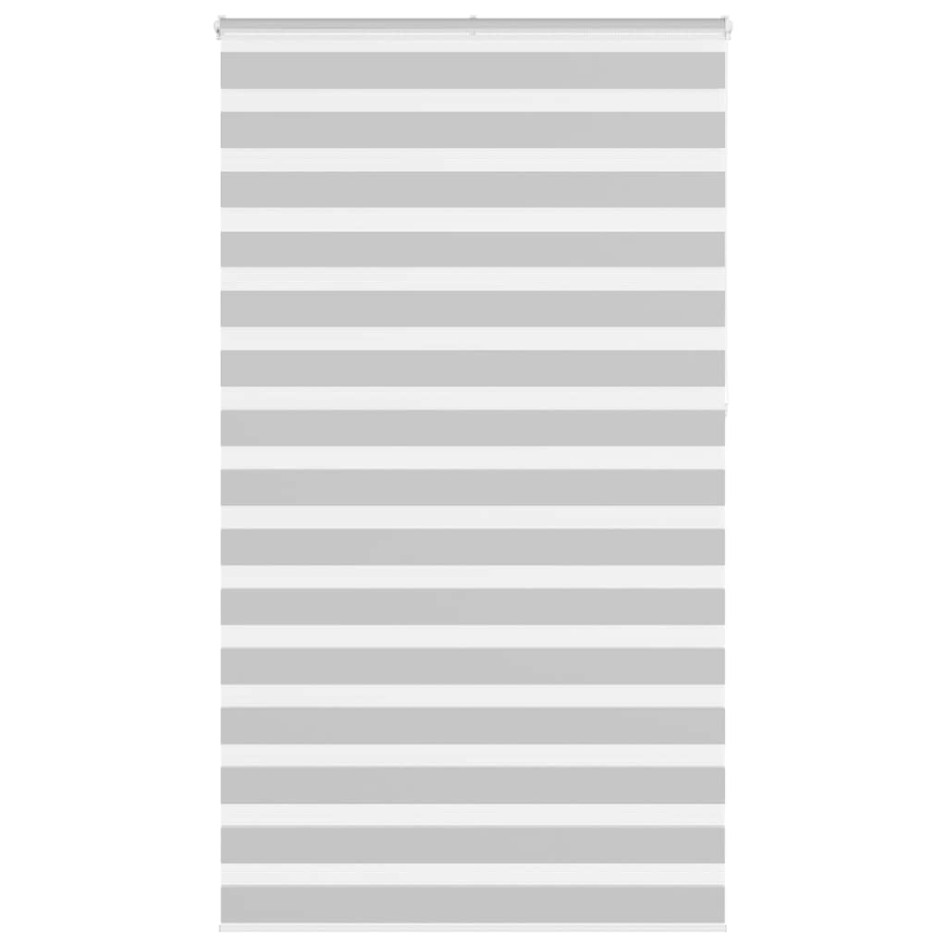 Estor cebra gris claro 125x230cm tejido ancho 120,9cm