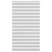 Estor cebra gris claro 125x230cm tejido ancho 120,9cm poliéster