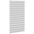 Estor cebra gris claro 125x230cm tejido ancho 120,9cm