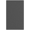 Felpudo a rayas negro y gris 90x150 cm