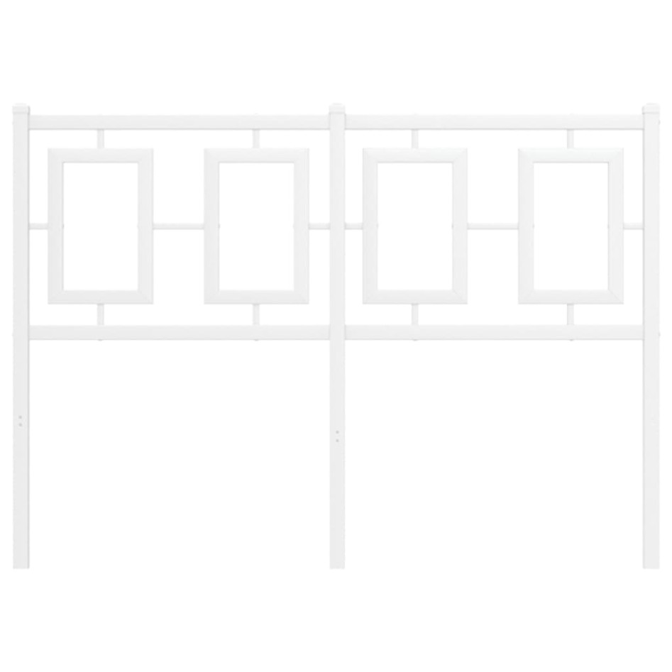 Cabecero de metal blanco 120