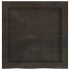 Encimera baño madera maciza tratada marrón oscuro