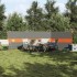 Cortaviento de camping impermeable gris naranja 490x123