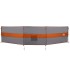 Cortaviento de camping impermeable gris naranja 490x123