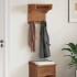 Perchero de pared SANDNES madera maciza pino