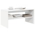 Mueble para TV madera contrachapada blanco 80x40x40