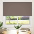Estor Enrollable Opaco Color Café 160x150 cm Tela Ancho