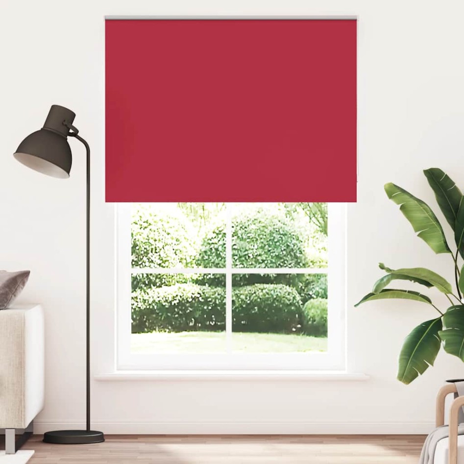 Estor Enrollable Opaco Rojo 155x230 cm Tela Ancho 151,6