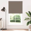 Estor Enrollable Opaco Color Café 140x230cm Tela Ancho 136,6cm