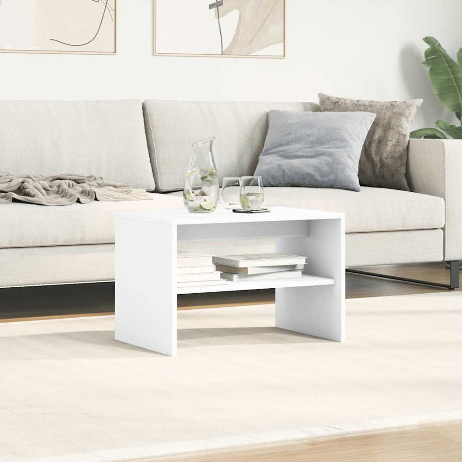Mueble para TV madera contrachapada blanco 60x40x40