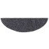 Alfombrilla autoadhesiva escalera 20 uds gris oscuro 56x17x3