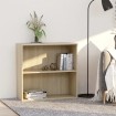 Estantería de madera de ingeniería roble Sonoma 80x30x76,5 cm