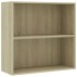 Estantería de madera de ingeniería roble Sonoma 80x30x76,5