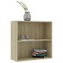Estantería de madera de ingeniería roble Sonoma 80x30x76,5