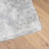 Alfombra de pelo largo NAVARRA gris claro 160x160 cm