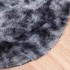 Alfombra de pelo largo NAVARRA gris oscuro 160x160 cm