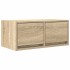 Mueble para TV madera contrachapada roble ahumado 60x31x25,5