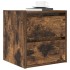 Mesilla de noche de pared roble ahumado 38x34x40